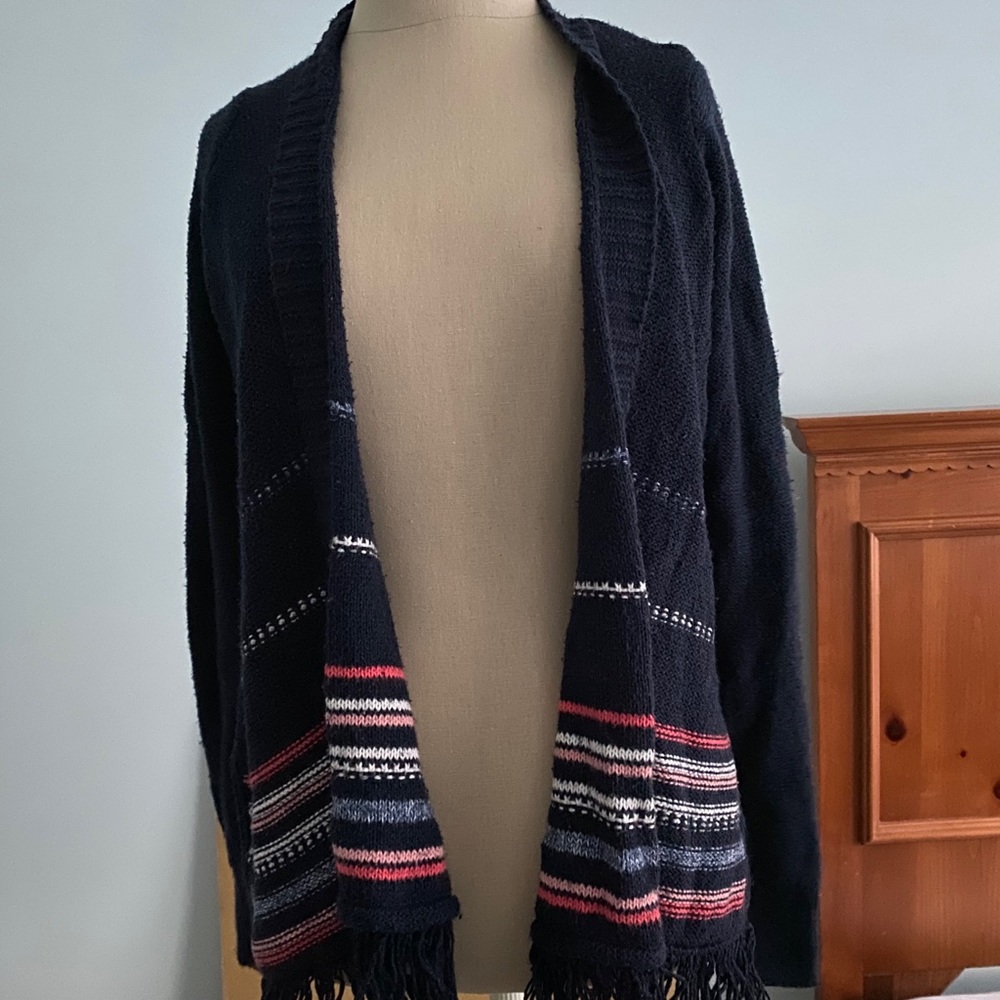 Navy striped sweater